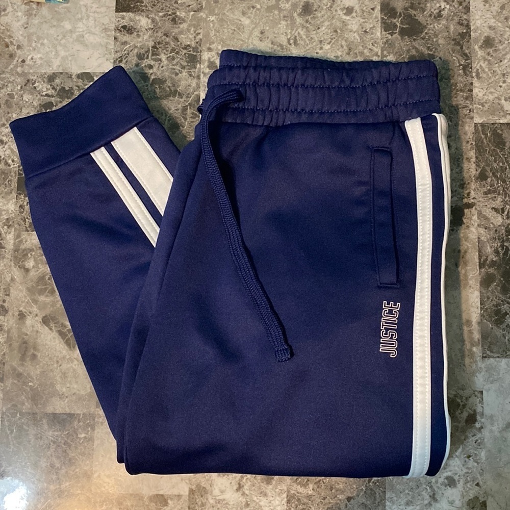 Justice Drawstring Joggers - Size 14/16